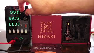 HIKARI 2024 DARKENEX LED 6000K Power Consumption Test [upl. by Nareik]