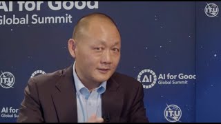 ITU INTERVIEWS  ITU AI for Good Global Summit Xinhui Wang ZTE Corporation [upl. by Putnem]