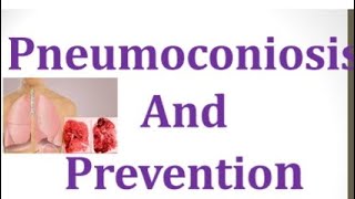 Community medicine  PNEUMOCONIOSIS and its prevention communitymedicine pneumoconiosis [upl. by Stevens320]