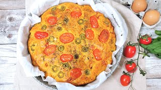 Torta salata gusto pizza sporcate solo una ciotola ed è buonissima [upl. by Viviana]