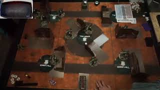 Warhammer 40k 10 Chaos Knight vs Tau Empire Testgame [upl. by Bink]