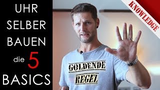 In 5 Schritten zur Eigenbau Uhr  Basics mit Tipps amp Tricks  DIYUhrenbauer [upl. by Erialb]