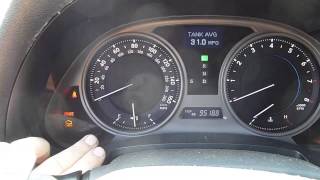 Oil Change Light Reset  Lexus IS250 amp IS350 [upl. by Medlin]