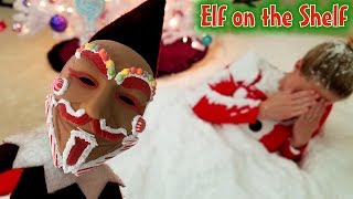 Evil Elf on the Shelf Disquised as Gingerbread Man Buried Our Mom in Snow Game Master Day 12 [upl. by Taite118]