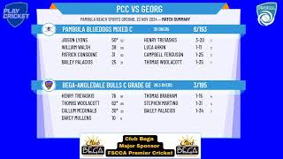 Pambula Bluedogs Mixed C v BegaAngledale Bulls C Grade Georges [upl. by Surbeck]