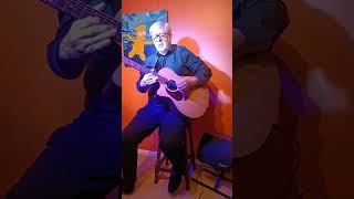 Old man with a looper pedal on acoustic guitar guitar acousticcover singersongwriterslife [upl. by Brady]