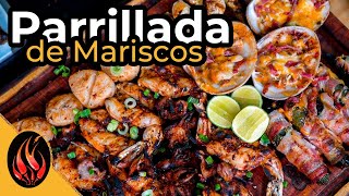 PARRILLADA de MARISCOS  TOQUE Y SAZON [upl. by Lazaruk]