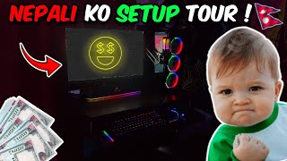 I Built The Best Nepali Gaming Setup  Setup Tour  🤑 Rs210000 🤑 [upl. by Sawyor]