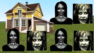 Kuchisake Onna And Ellis Vs Houses In Garrys Mod Part 2 [upl. by Aynotal]