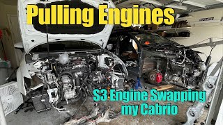 Swapping Engines in my S3 Cabriolet Part 1 [upl. by Acul845]