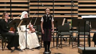 5th Grade Student Recites Poem quotCasabiancaquot Queen of All Saints Academy [upl. by Harrison]