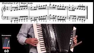 Accordion Lesson 3 Major Scales and Chords Improve Your Playing Lee Terry Meisinger [upl. by Serene]