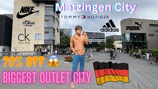 Metzingen Outlet City Vlog  Biggest Outlet City in Germany 🇩🇪  70 OFF😱  Indian in Germany [upl. by Nosam]