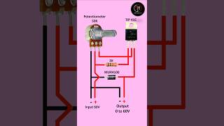 Variable Power Supply shorts diy electronic [upl. by Ennovad]