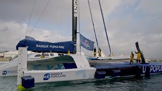 ARKEA ULTIM Challenge Race Around World 2 Eng 6 32m Foiling Catamarans French Sailor Superstars [upl. by Aisatsan520]