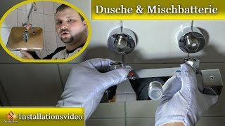 Dusche mit Thermostat montieren  So wird´s gemacht  quotHomelodyquot Dusche 🚿 [upl. by Aissak]