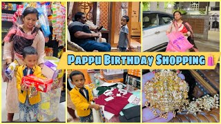 Pappu’ Birthday Shopping And Preparations 🛍️ SPURTHI VLOGS [upl. by Ileane]