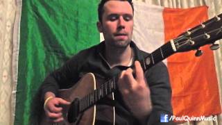 Irish National Anthem  Paul Quinn Acoustic Guitar [upl. by Ecirtnuahs]