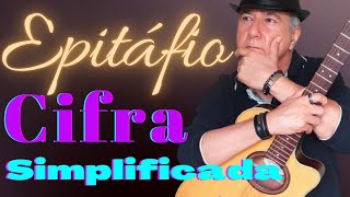 Epitáfio Cifra  Titãs simplificada iniciantes 60 [upl. by Ahsenrat]