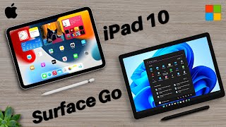 iPad 10 VS Surface Go 3  Make it Simple [upl. by Basso]