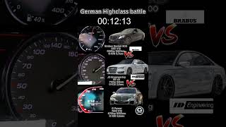 Brabus Rocket 900 vs BMW 760i G Power vs Audi S8 V8 [upl. by Vladi]