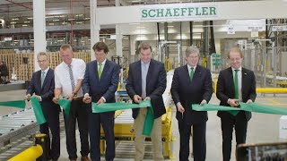 Kitzingen Eröffnung des Europäischen Distributionszentrums Schaeffler [upl. by Torrie]