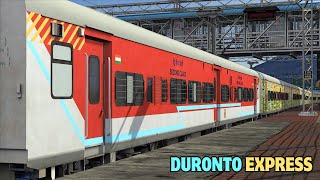 Duronto Express Train Journey In Indian  Back to Back Overtakes In Train Simulator Classic 2024 [upl. by Hannad]