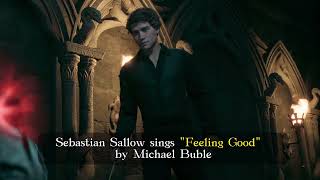 Feeling Good  Sebastian Sallow AI Cover  Hogwarts Legacy [upl. by Esinal]