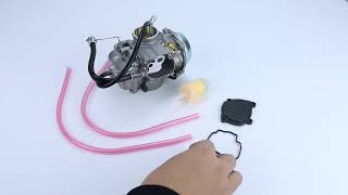 labwork Carburetor Carb Fit for 1998 1999 2000 Arctic Cat 300 4X4 2x4 [upl. by Esina905]