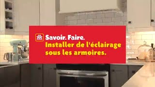 Voici comment installer un éclairage sous les armoires [upl. by Wellington]