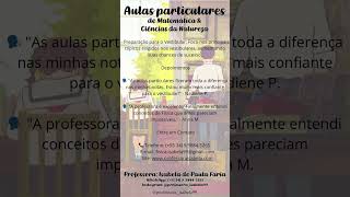 🎓📘 Aulas particulares para o Ensino Médio [upl. by Torras]