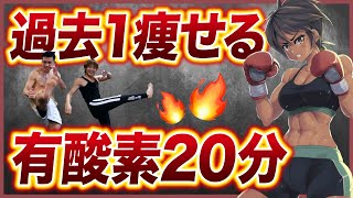 10kgなんて簡単に痩せる🔥20分間の室内有酸素運動【室内でできる20分有酸素運動】 [upl. by Deutsch]