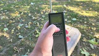 Walk in the park Beautiful day scanning the shortwave bands CountyComm GP7SSB AKA Tecsun PL368 [upl. by Lorac]