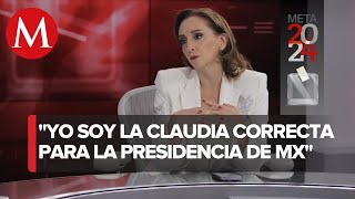 Quiero ser presidenta ser una candidata incluyente y ciudadana Claudia Ruiz Massieu [upl. by Slater75]