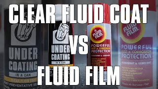 Undercoating In A Can Clear Fluid Coat vs Fluid Film  Spray Panel Test [upl. by Neerak803]