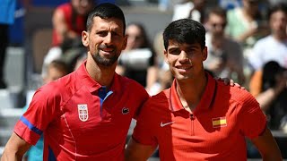 BBC cause fury after turning off Djokovic vs Alcaraz Olympics final midway through match [upl. by Firmin]