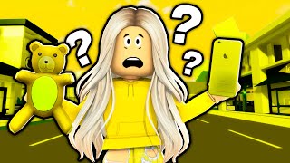 Everything Turned YELLOW Roblox Brookhaven [upl. by Aldrich]