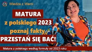 Matura z polskiego 2023 poznaj fakty i przestań się bać [upl. by Hsara]