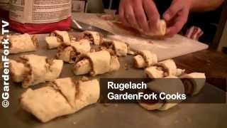 Rugelach An Easy Christmas Dessert Recipe  GardenFork Cooks [upl. by Lari]