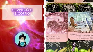 CUMPLEAÑOS ESCORPIO SOLLUNAASCENDENTE ♏🎊  LECTURA DE TAROT ESPECIAL  ASTRAL VLOG 🔮🧙 [upl. by Nohsram]