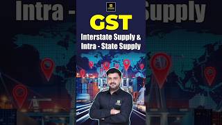 GST on Interstate amp IntraState 💱 shorts utkarshugcnet yogeshsir [upl. by Harriette]