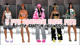 IMVU 5 RANDOM FEMALE OUTFITS ❤️ [upl. by Inat]