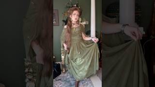 An outfit fit for a swamp queen 🤎💚 halloween outfit hairstyle [upl. by Joanne]