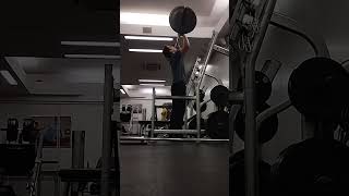 Overhead barbell press 60kg 10102024 [upl. by Abdu]