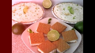 Easy No Bake Lime Pie  Graham Cracker Sliders [upl. by Yesac]