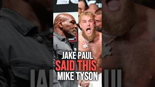 Jake Paul Said THIS After Getting SLAPPED by Mike Tyson 😱🚨 shorts [upl. by Frick]