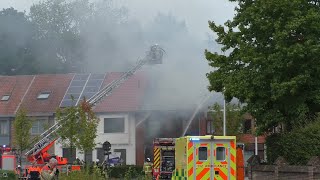 Primeurs Woning uitgebrand na gasexplosie in Lokeren hulpdiensten rukken groots uit [upl. by Dareen]