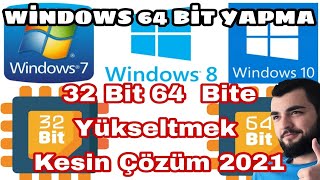 Windows 32 bit 64 bit yapma [upl. by Adrien]