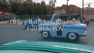 Luigis Rollickin Roadsters Full Ride POV  Disney California Adventure [upl. by Weixel124]