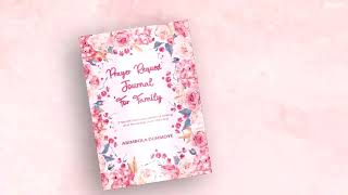 PRAYER REQUEST JOURNAL FOR THE FAMILY [upl. by Jermayne349]